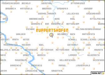 map of Ruppertshofen