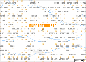 map of Ruppertshofen