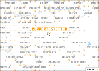 map of Ruppertsstetten