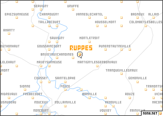 map of Ruppes