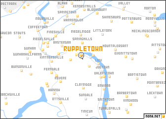 map of Ruppletown