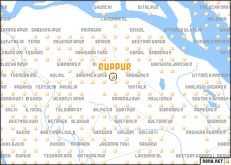 map of Ruppur