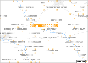 map of Rupt-aux-Nonains