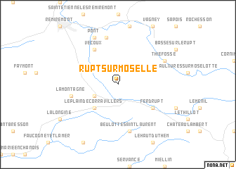 map of Rupt-sur-Moselle