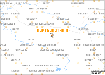 map of Rupt-sur-Othain