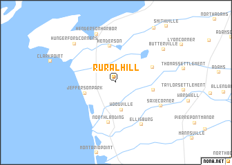 map of Rural Hill