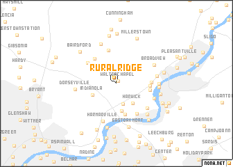 map of Rural Ridge