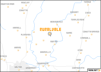 map of Ruralvale