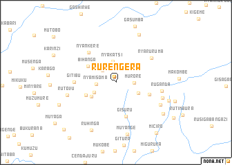 map of Rurengera