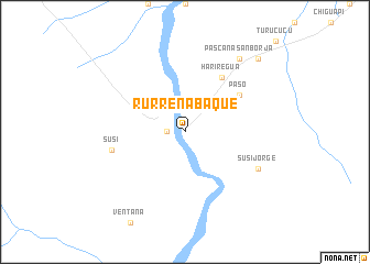 map of Rurrenabaque