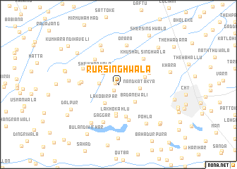map of Rūr Singhwāla