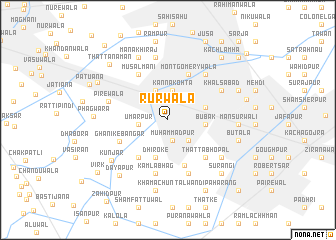 map of Rurwāla