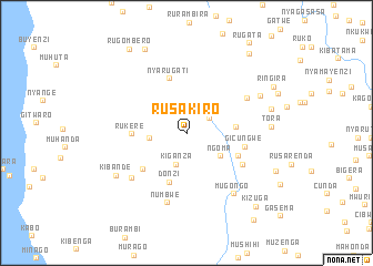 map of Rusakiro