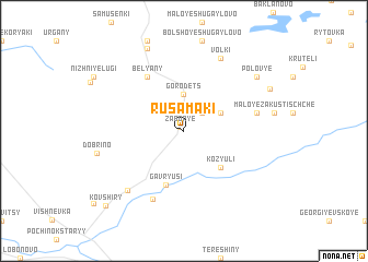 map of Rusamaki