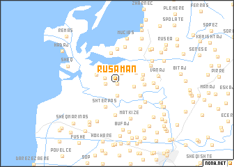 map of (( Rusaman ))