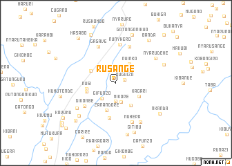 map of Rusange