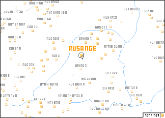 map of Rusange