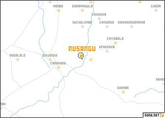 map of Rusangu