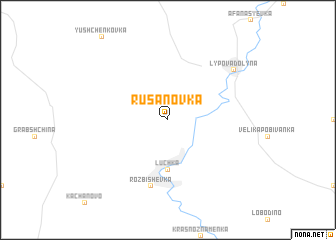 map of Rusanovka