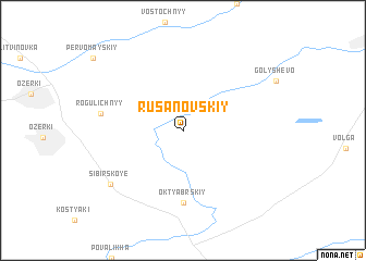 map of Rusanovskiy