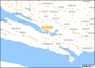 map of Rusan