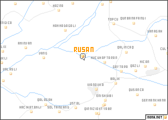 map of Ruşan