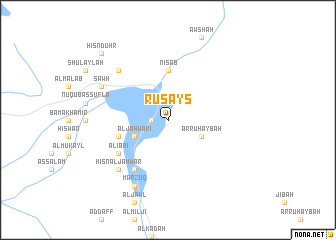 map of Ruşayş