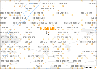 map of Rusbend