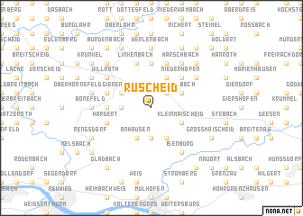 map of Rüscheid