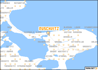 map of Ruschvitz