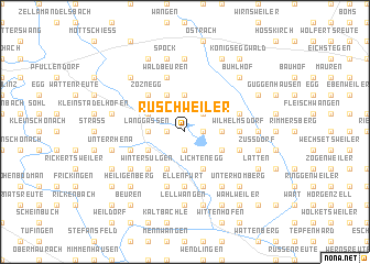 map of Ruschweiler