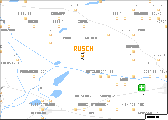 map of Rusch