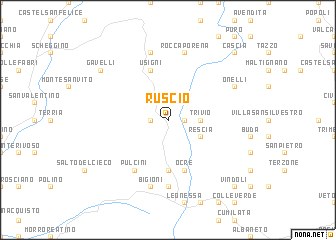 map of Ruscio