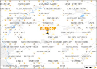 map of Rüsdorf