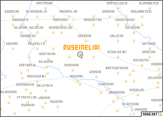 map of (( Ruseinėliai ))