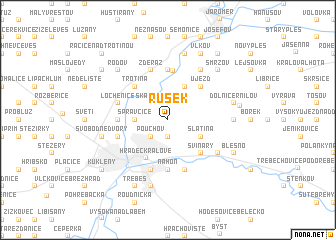 map of Rusek