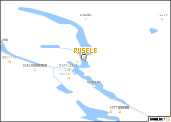 map of Rusele