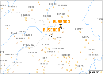 map of Rusengo