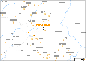 map of Rusengo