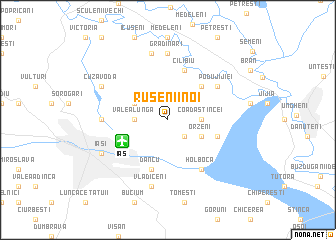 map of Rusenii Noi