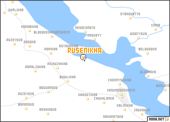 map of Rusenikha