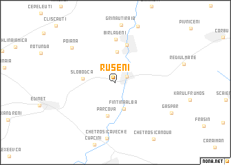 map of Ruseni