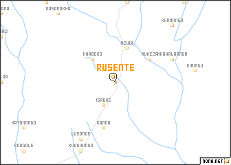 map of Rusente