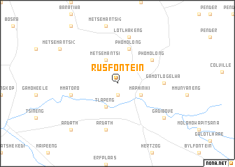 map of Rusfontein