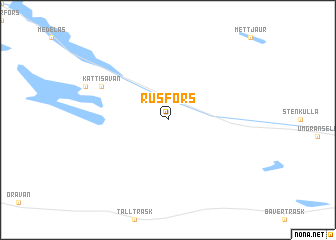 map of Rusfors