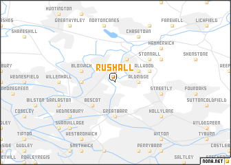 map of Rushall