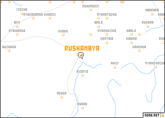 map of Rushambya