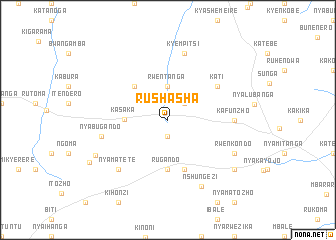 map of Rushasha