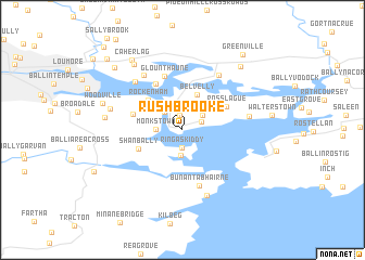 map of Rushbrooke