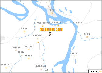 map of Rushs Ridge